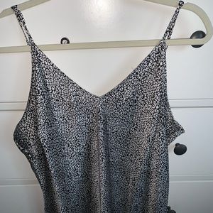 Leopard slip dress